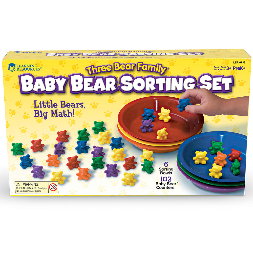 Baby Bear Sorting Set, 108 Pieces