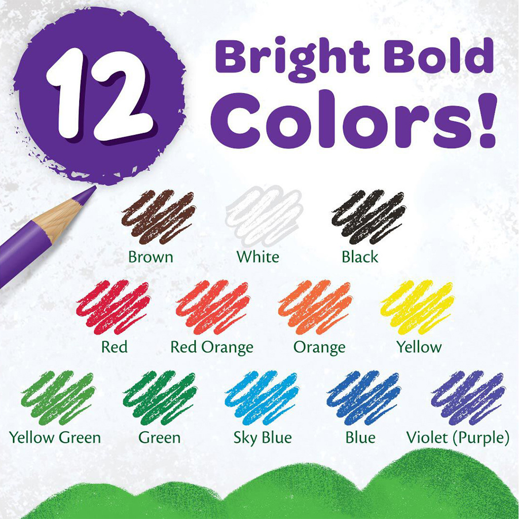 Crayola Coloured Pencils, Set of 12