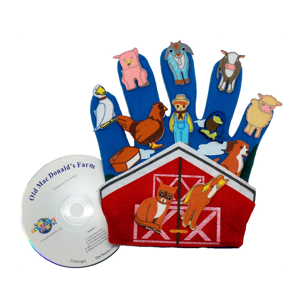 Fingerplay Glove Puppets, Set of 3
