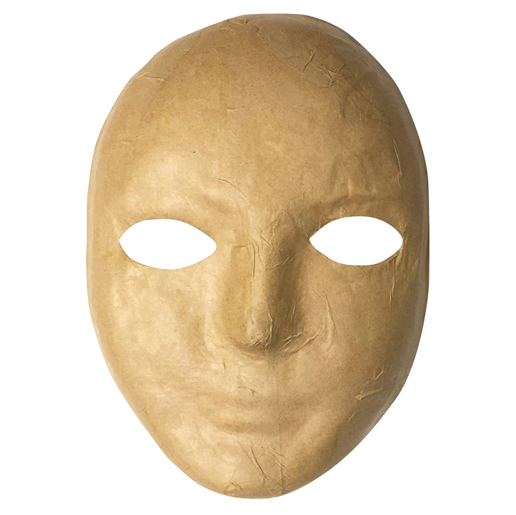 *Papier Mache Masks, Set of 10