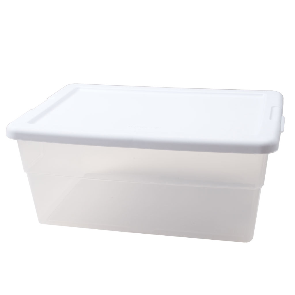 Storage Container with Lid, 15 L, Clear 