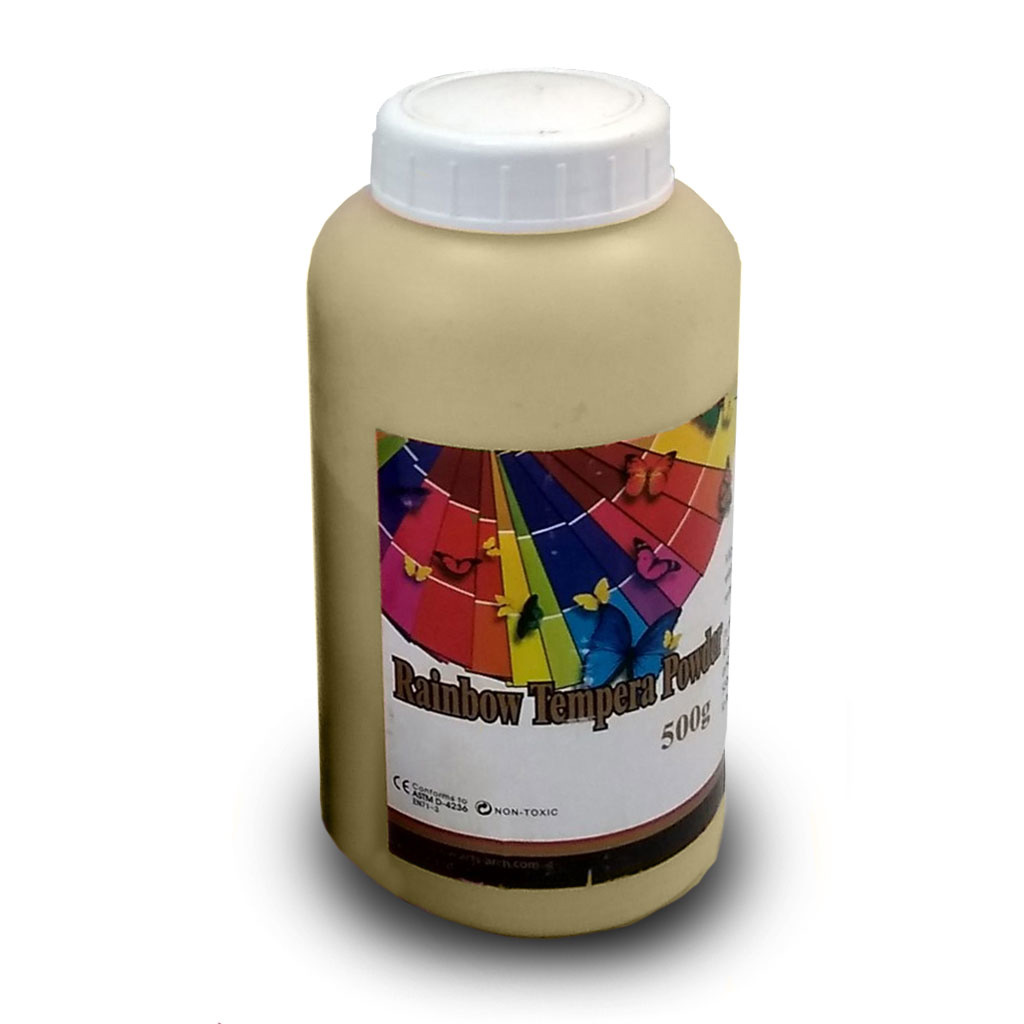 Tempera Paint Powder, Yellow, 454 g