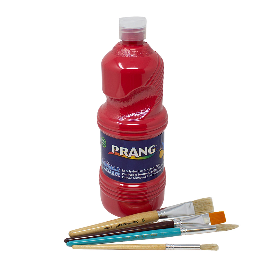 Prang Washable Liquid Tempera Paint, 946 ml, Red