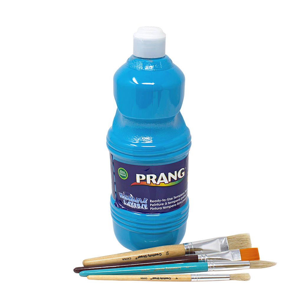 Prang Washable Liquid Tempera Paint, 946 ml, Turquoise