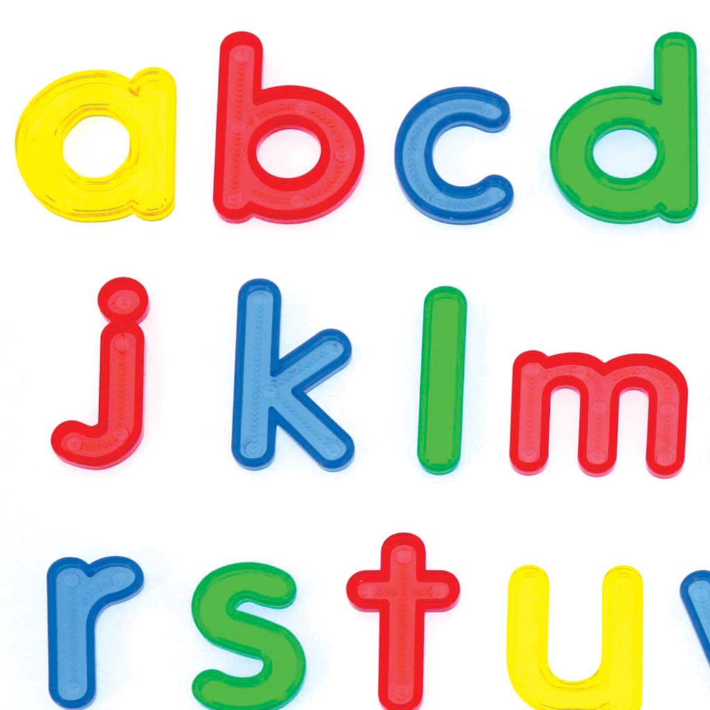 Jumbo See Through Letters, Lowercase