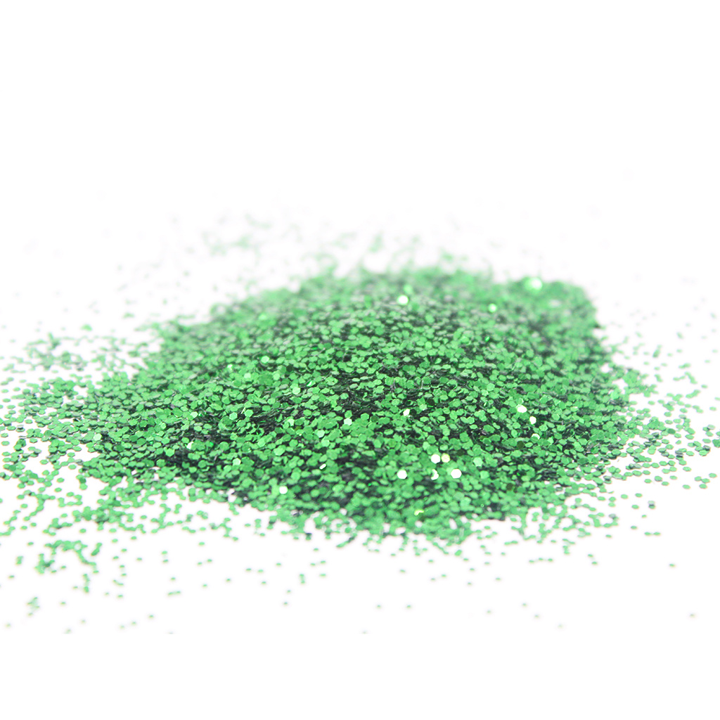 Spectra Glitter Shaker Jar, Green, 454 g