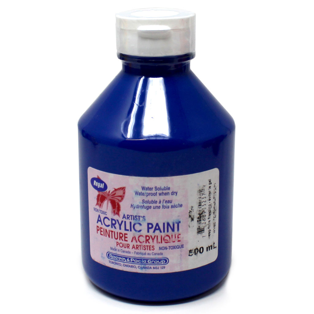 *Acrylic Paint, 500 ml, Ultramarine Blue 