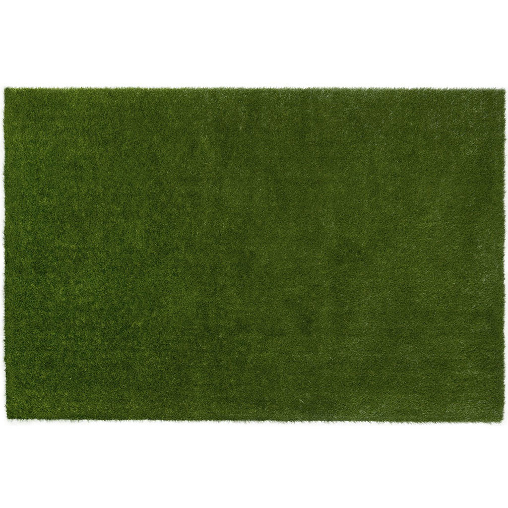 GreenSpace Artificial Grass Rug, 4' x 6', Rectangle, Green