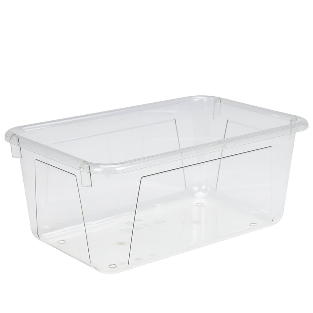 Cubby Bins, Small, Clear, Set of 5
