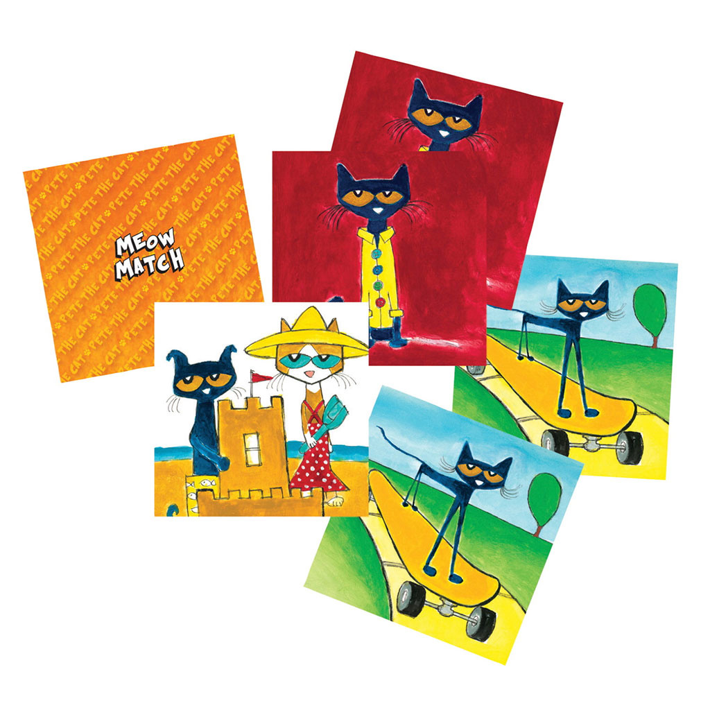 Pete the Cat Meow Match Game