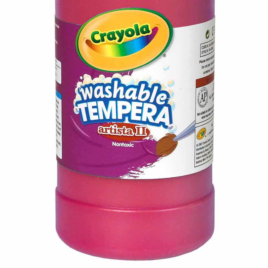 Crayola Washable Tempera Paint, 946 ml, Red