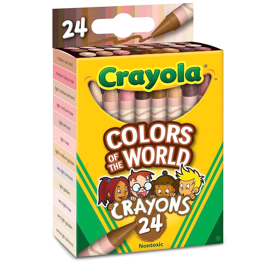 Crayola Colours of the World Crayons, Set of 24