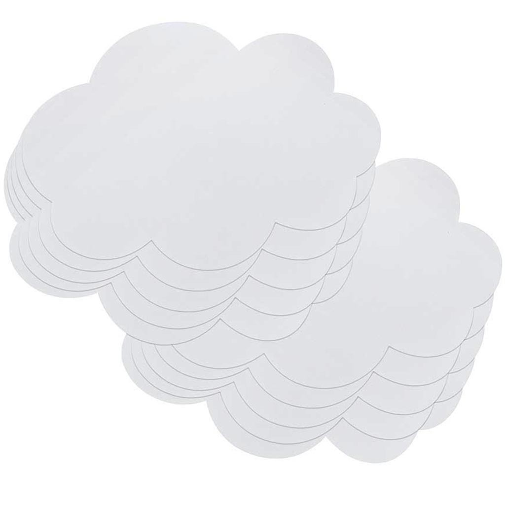 Dry Erase Clouds, Set of 10