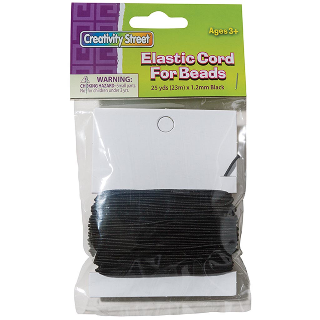 Elastic Cord, 23 Metres, Black