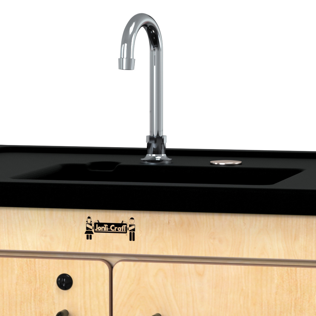 Clean Hands Portable Sink with Foot Pump, 26" Counter Height