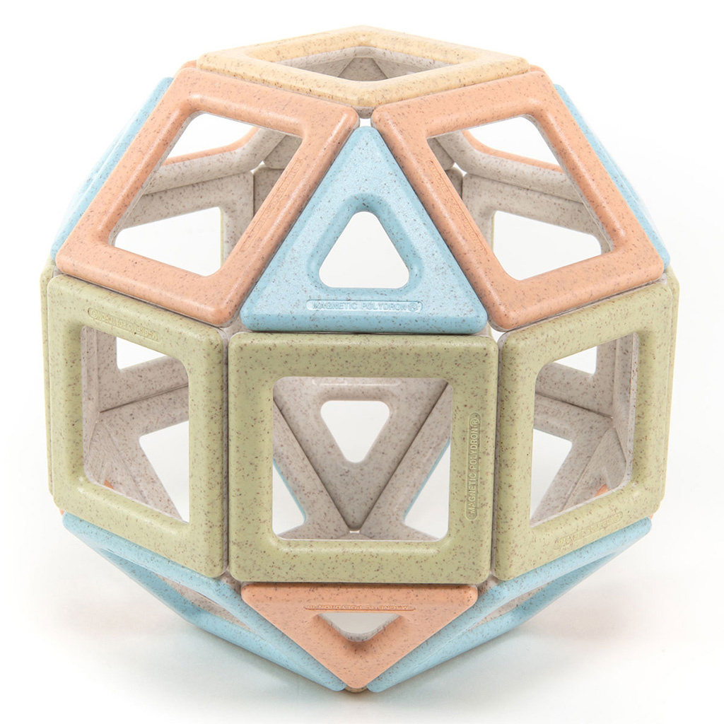 Eco Magnetic Polydron, 72 Pieces