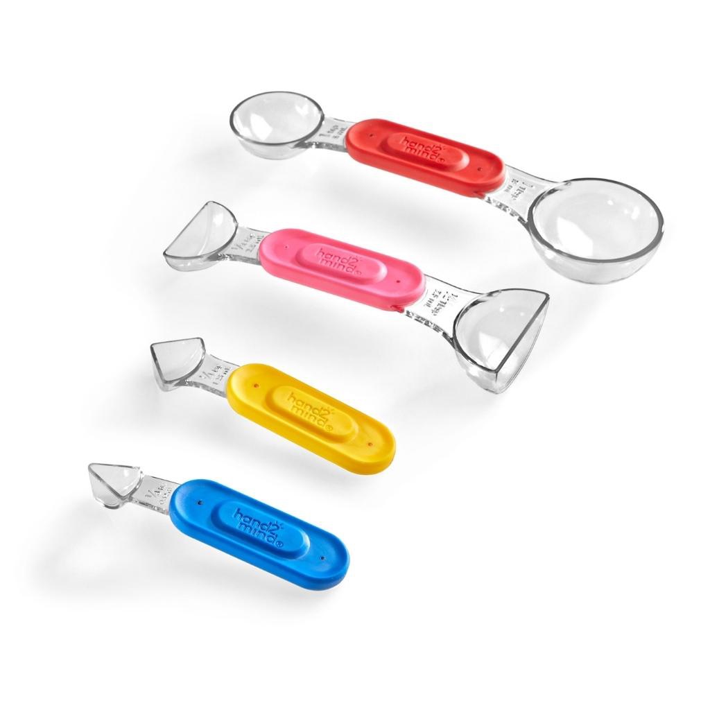 Rainbow Fraction Measuring Spoons, Set of 4