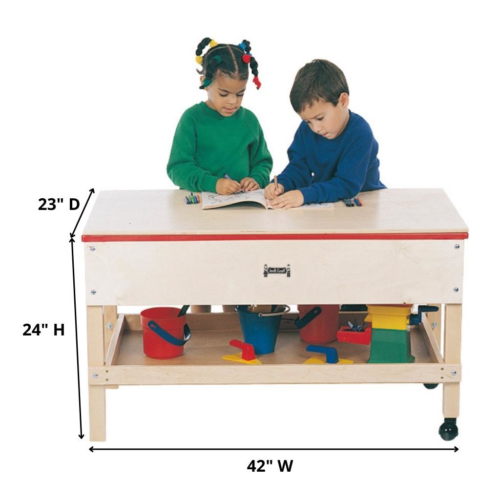 Sensory Table with Shelf, 24" High