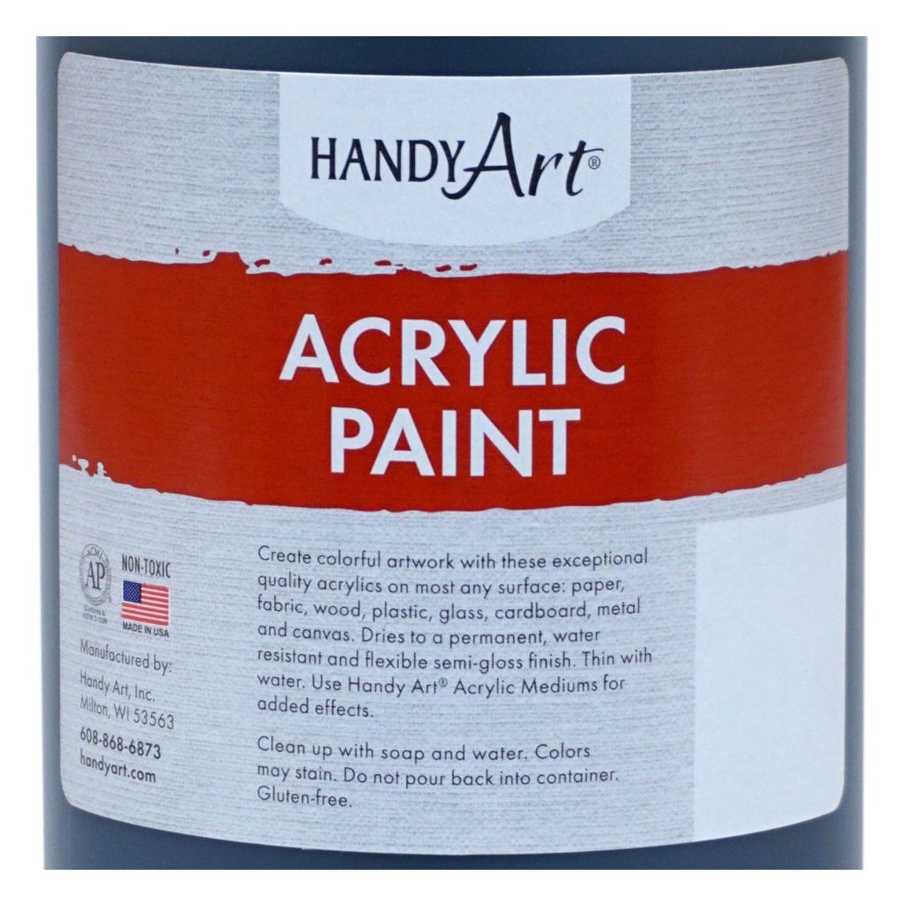 Handy Art® Acrylic Paint, 32 oz, Mars Black