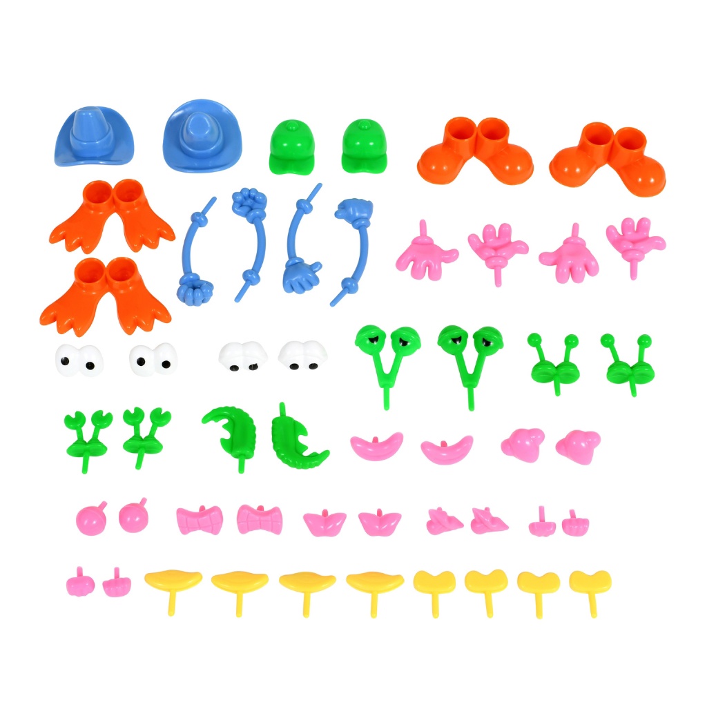 Character Dough Accessories, 52 Pieces