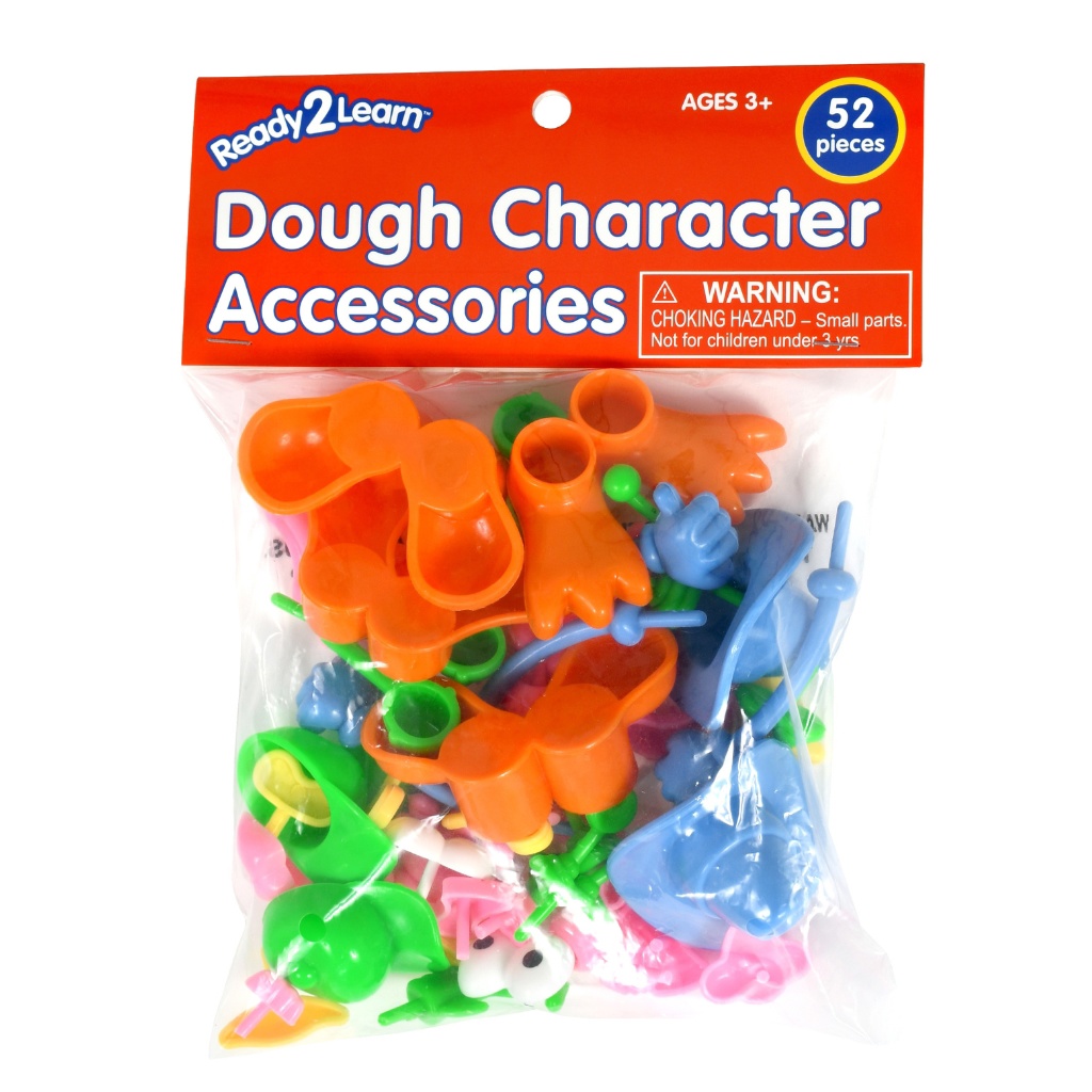 Character Dough Accessories, 52 Pieces