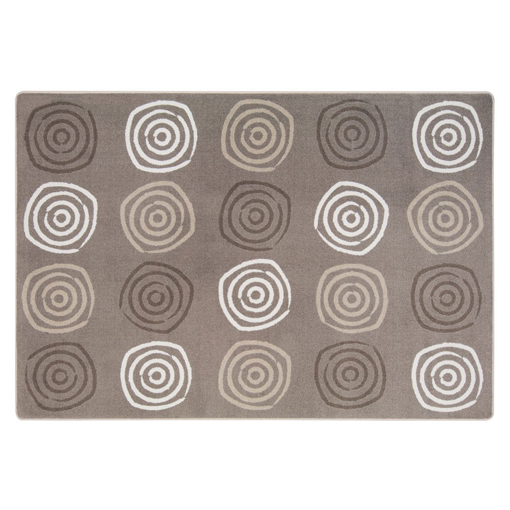 Simply Swirls Rug, 5'4" x 7'8", Rectangle, Natural