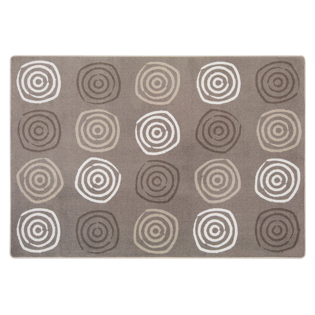 Simply Swirls Rug, 7'8" x 10'9", Rectangle, Natural