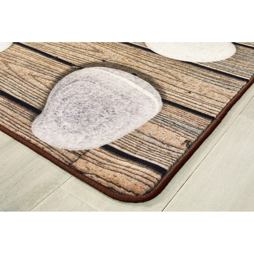 Stones Seating Rug, 6' x 9', Rectangle