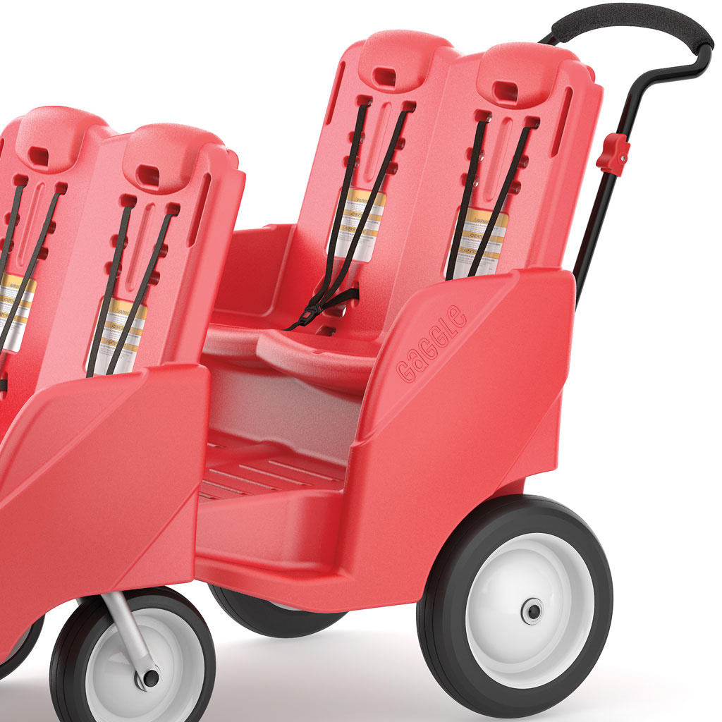 Gaggle Buggy, 4 Passenger, Red