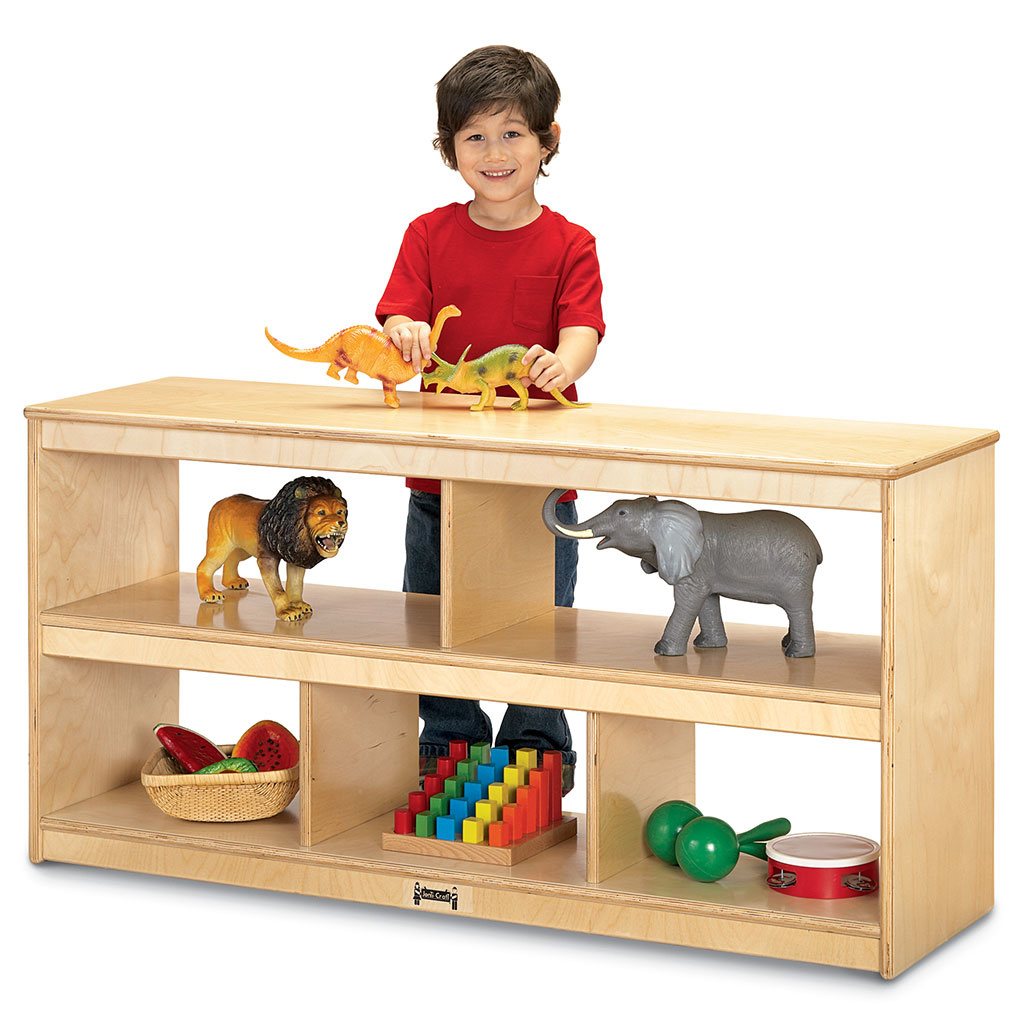 Open Toddler Shelf, 24-1/2" High