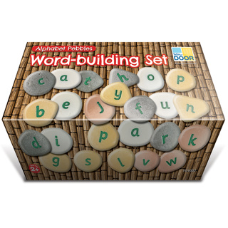 Word Building Pebbles, 50 Pieces