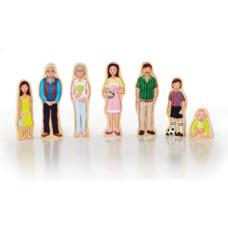 Multicultural Family Set, 28 Pieces