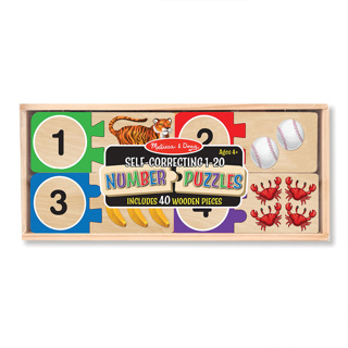 Self-Correcting Number Puzzle, 40 Pieces