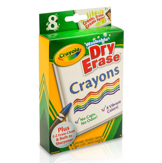 Crayola Dry Erase Crayons, Set of 8
