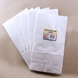 White Paper Bags, Set of 100