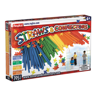 Straws and Connectors, 705 Pieces