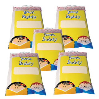 Book Buddy Bags, 11" x 16", Set of 5