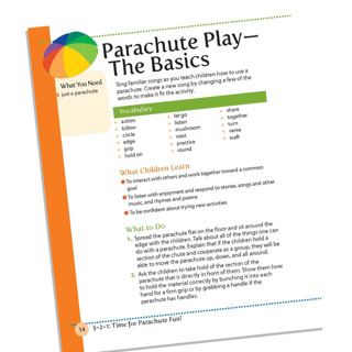 3-2-1: Time For Parachute Fun Book
