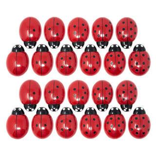 Ladybug Counting Stones, 22 Pieces
