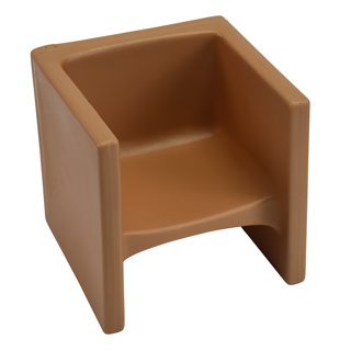Cube Chair, Almond 
