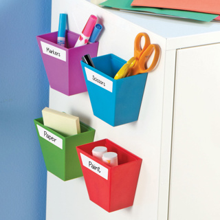 Magnetic Storage Boxes, Set of 4