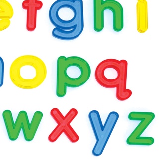 Jumbo See Through Letters, Lowercase