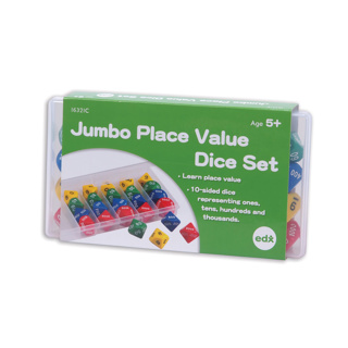 Jumbo Place Value Dice, 24 Pieces