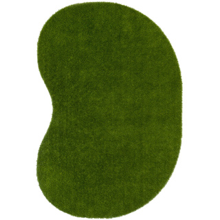 GreenSpace Artificial Grass Rug, Jellybean, 6' x 9', Green