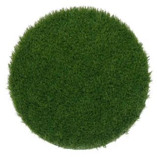 GreenSpace Artificial Grass Seating Circles, 18", Set of 12