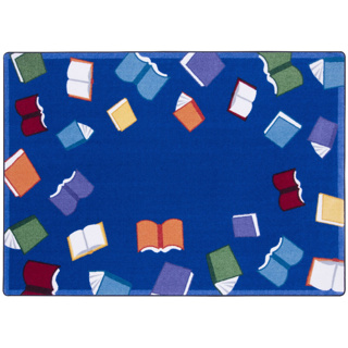 Fly Away with Reading Rug, 5'4" x 7'8", Rectangle, Primary