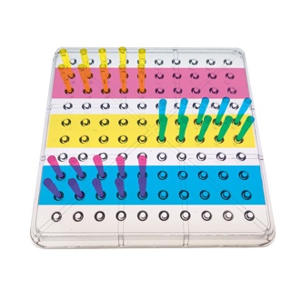 Colour Beams Peg Board Kit