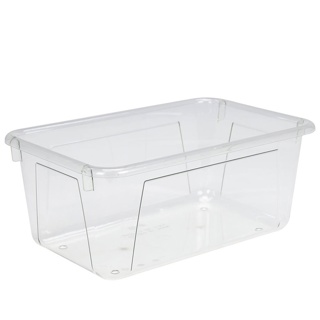 Cubby Bins, Small, Clear, Set of 5