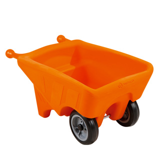 2-Wheel Wheelbarrow, Small, Orange