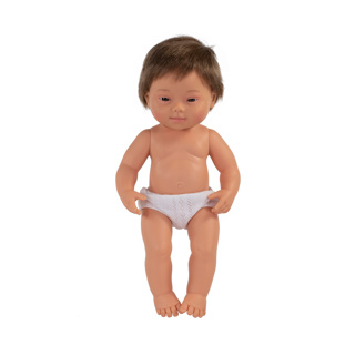 Baby Doll with Down Syndrome, Boy, 15", Caucasian